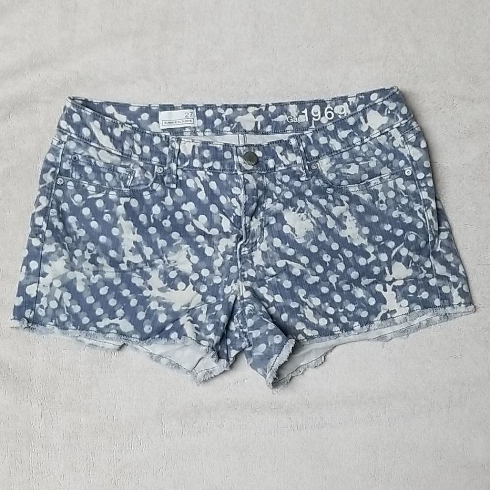 Gap Denim Jean Cut-off Shorts Size 27